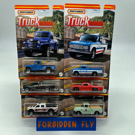 Matchbox - 2021 Truck Series - Mix B - Complete Set Of 6