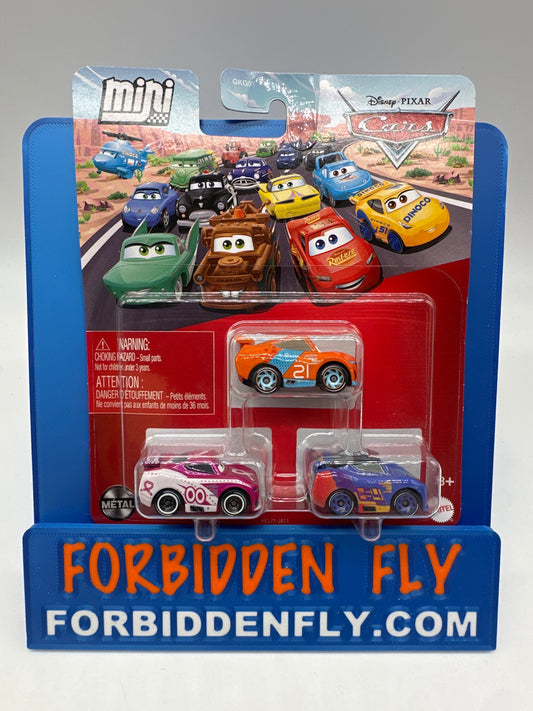 Disney Pixar Cars Movie - Metal Mini Racers 3 Pack - 2026 Next Gen Racers - Ryan “Inside” Laney, Barry DePedal, Flip Dover