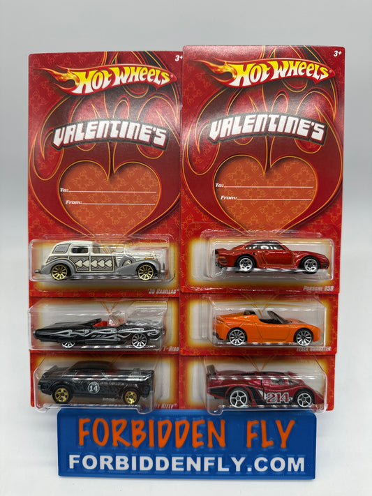 Hot Wheels - Target Exclusive 2009 Valentine’s Day Series - Complete Set of 6