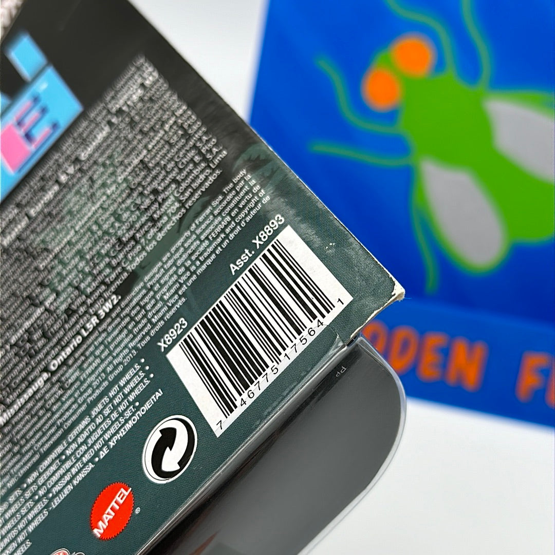 Hot Wheels 2013 Retro Entertainment Premium Single - Miami Vice - Ferrari 365 GTS4 “Daytona Spyder” (Movie Reel Packaging)