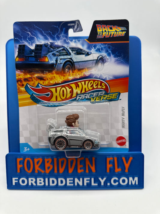 Hot Wheels - 2025 Racer Verse - Back To The Future - Marty McFly in Delorean Car