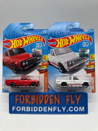 Hot Wheels Mainline - Factory Stickered 2018 - Mazda Repu - Lot Of 2