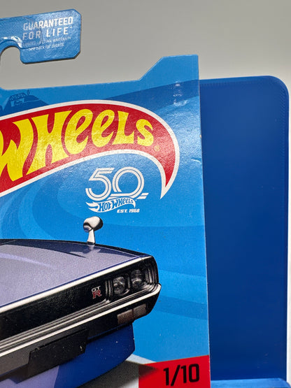 Hot Wheels 2018 Super Treasure Hunt - Blue Nissan Skyline 2000 GT-R
