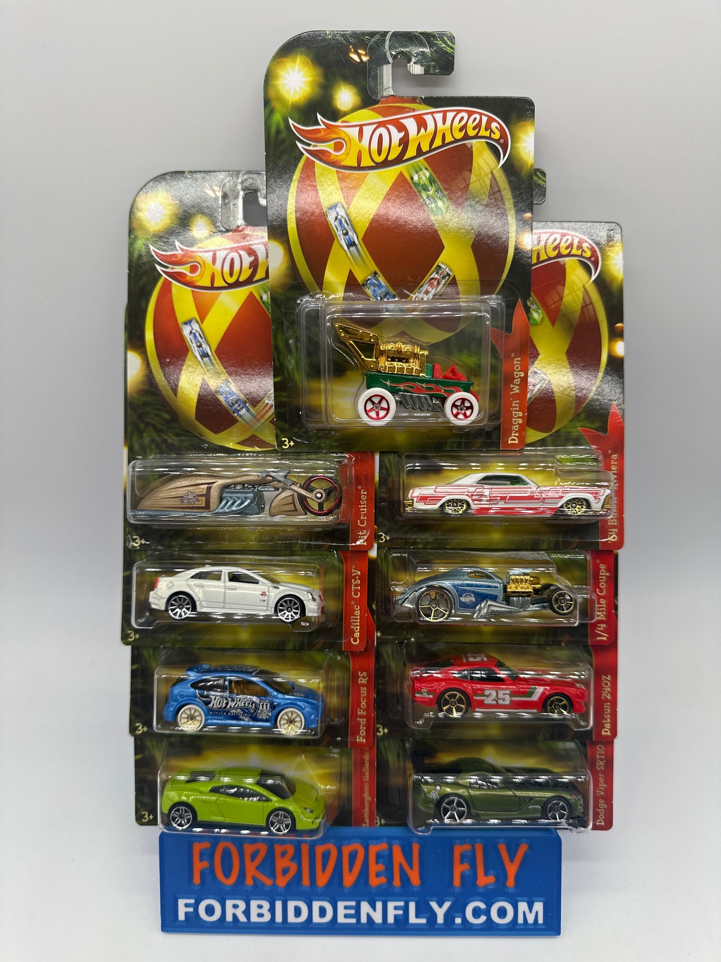 Hot Wheels - Wal Mart Exclusive 2011 Holiday Hot Rods Series - Complete Set of 9