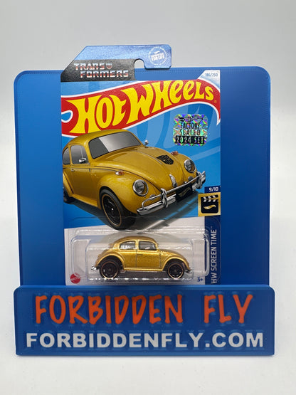 Hot Wheels Mainline - Factory Stickered 2024 - TransFormers Bumblebee - Lot Of 2