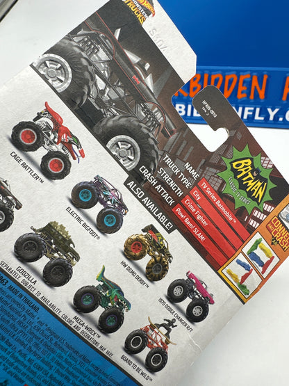 Hot Wheels Monster Trucks - 2023 Series - Classic TV Batmobile w/ Crushable Car