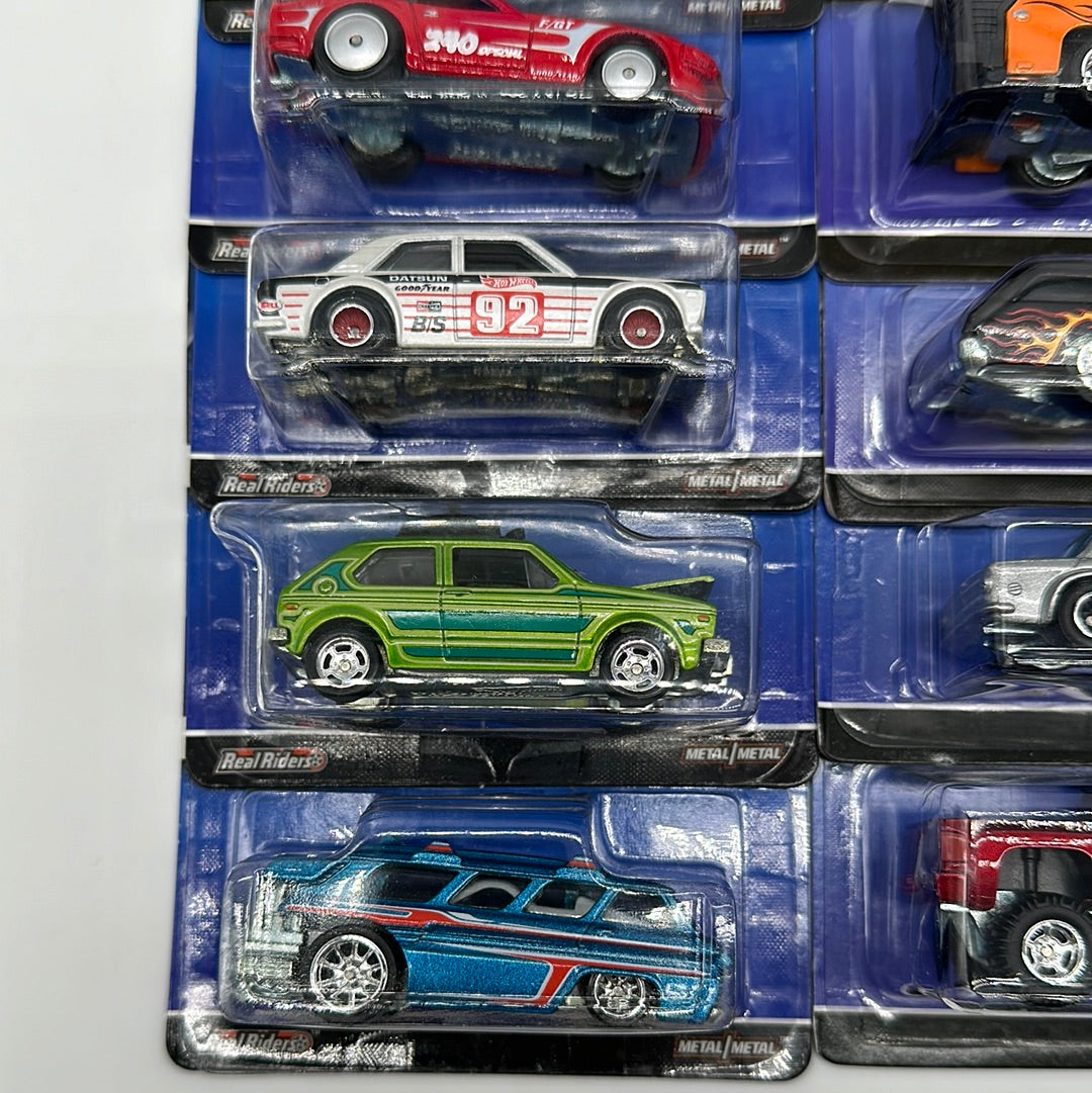 Hot Wheels - 2014 Real Riders Series - Complete Set of 18