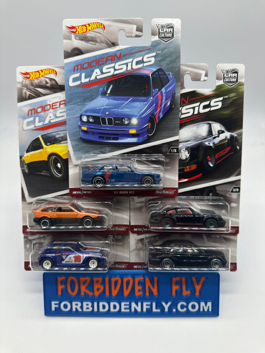Hot Wheels Car Culture Premium - Modern Classics Series 1 Complete Set of 5