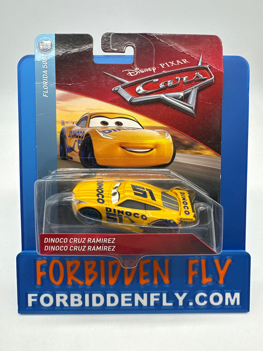 Disney Pixar Cars Movie - Florida 500 Series - Dinoco Cruz Ramirez #51 (Metallic Logo Variation)