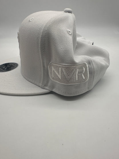 NVRLand Drip - All White Crash Test Gummy Hat (Common)