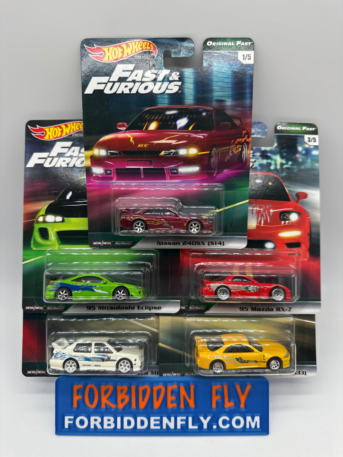 Hot Wheels Premium - Fast & Furious - Original Fast Series Limited Edition Boxed Set of 5