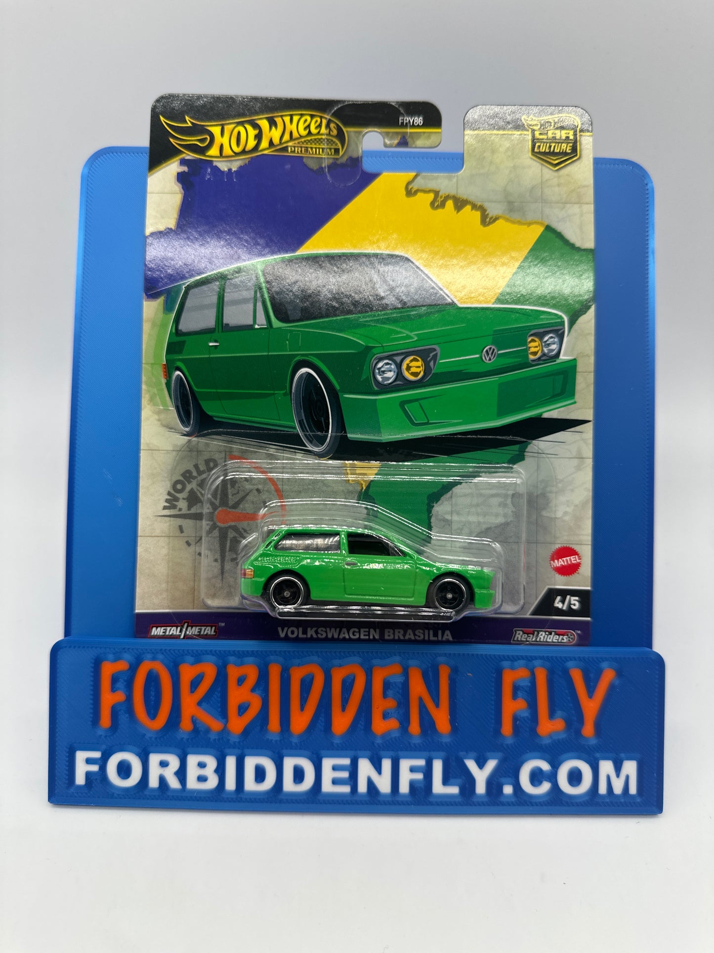 Hot Wheels Car Culture Premium - World Tour Series Single - #4/5 - Volkswagen Brasilia