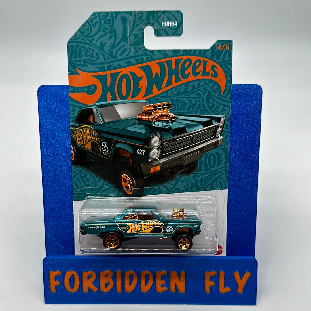 Hot Wheels Mainline - 2024 56th Anniversary - Pearl & Chrome - ‘65 Mercury Comet Cyclone