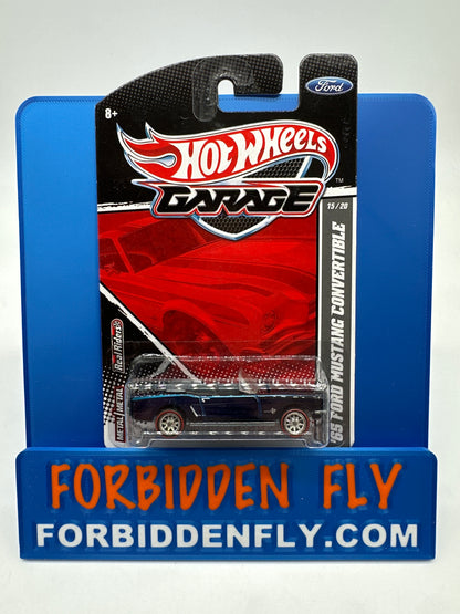 Hot Wheels Premium - HW Garage Series (Ford) - Blue ‘65 Ford Mustang Convertible (#15/20)