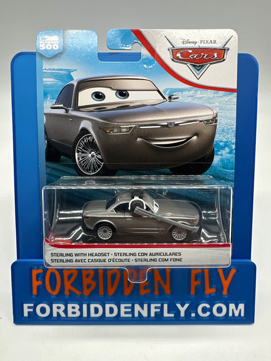 Disney Pixar Cars Movie - Florida 500 Series - Sterling with Headset (Right Facing Variation)