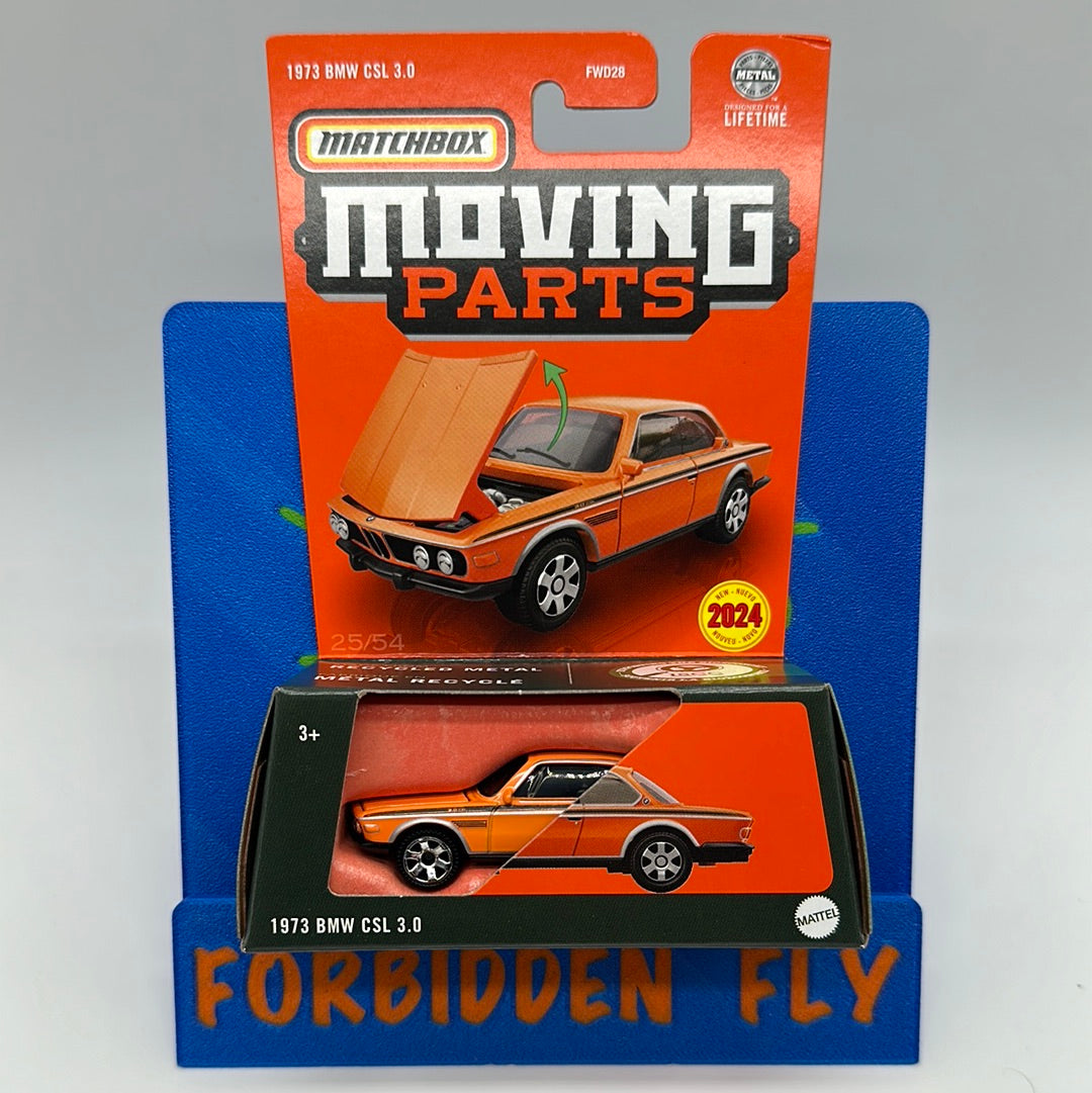 Matchbox Moving Parts Series - Orange 1973 BMW CSL 3.0