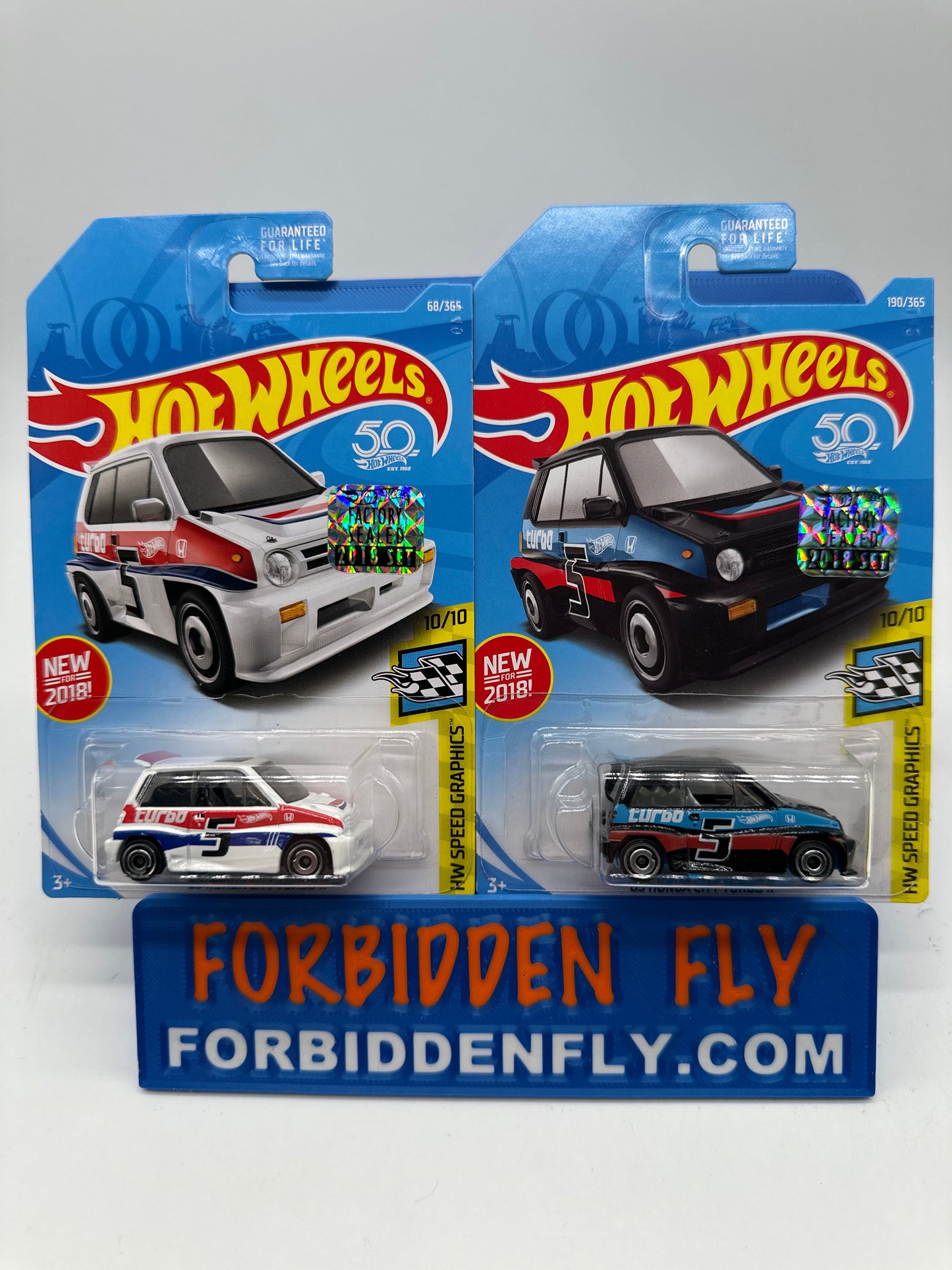 Hot Wheels Mainline - Factory Stickered 2018 - ‘85 Honda City Turbo - Lot Of 2