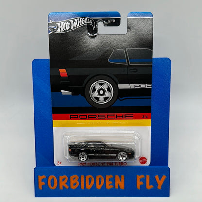 Hot Wheels 2024 Walmart Exclusive Silver Series Porsche Set - #3/6 - Black 1989 Porsche 944 Turbo