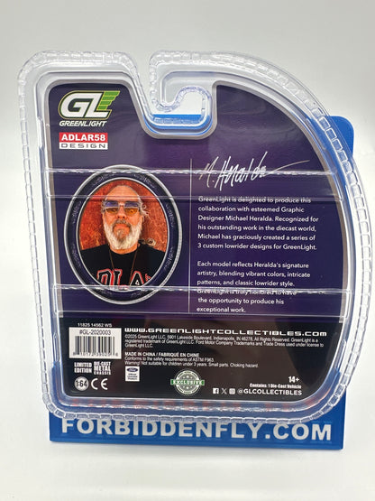 GreenLight - 2026 Hobby Exclusive Artisan Collection Lowrider - #2020003 - Michael Heralda Adlar58 Design 1973 Ford Thunderbird - Regular Edition