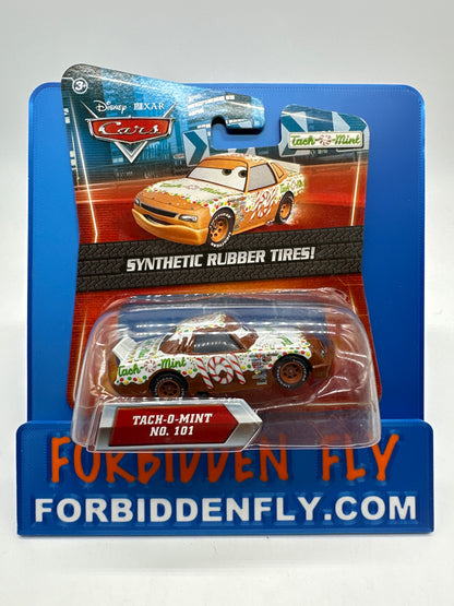 Disney Pixar Cars Movie - Piston Cup Racer w/ Synthetic Rubber Tires #101 Tach-O-Mint