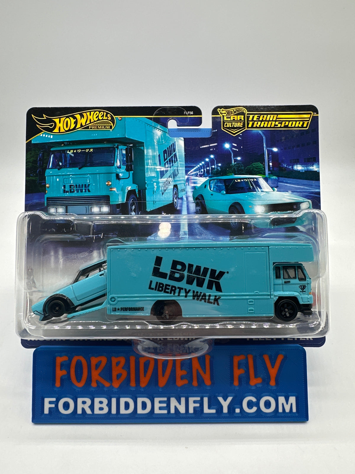 Hot Wheels Car Culture Team Transport - #69 - Nissan Skyline 2000 GT-R LBWK & Fleet Flyer