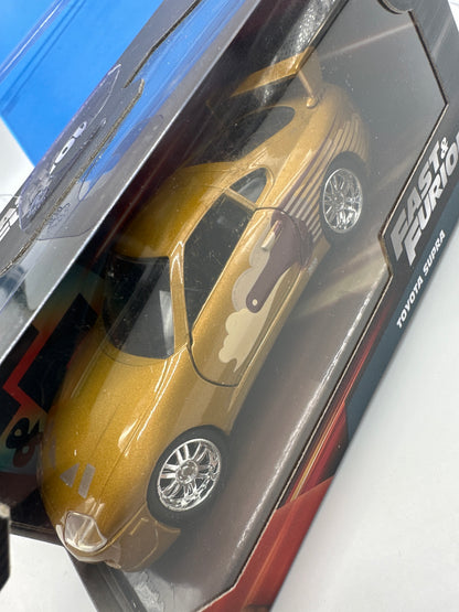 Jada 1:32 Scale - Fast & Furious - Gold Toyota Supra