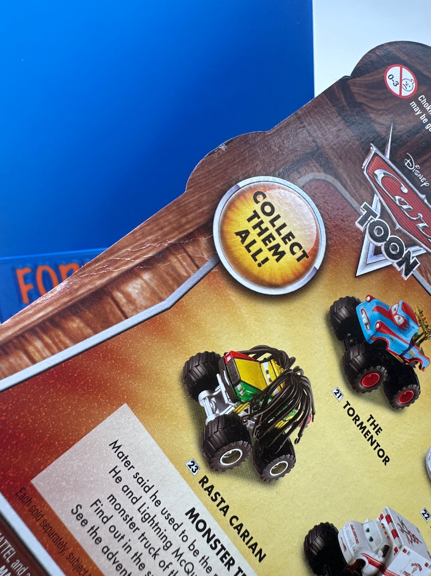 Disney Pixar Cars Movie - Toon Series - Deluxe Size Tormentor’s Biggest Fan