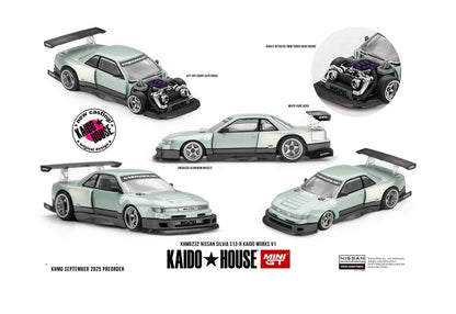 Kaido House (x MiniGT) - Regular #232 - Nissan Silvia S13-R Kaido Works V1
