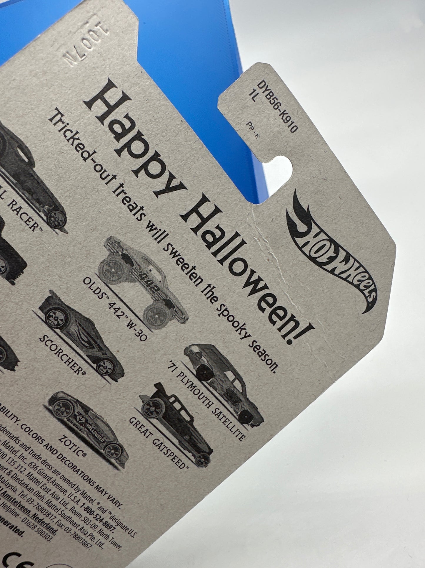 Hot Wheels - 2017 Halloween Series - Complete Set of 8