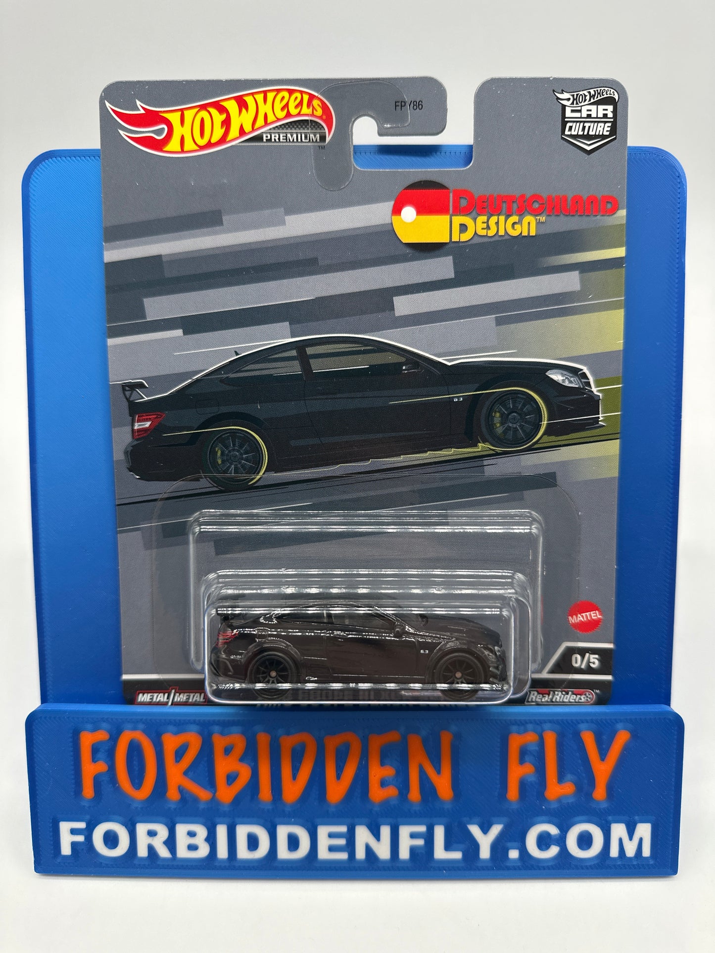 Hot Wheels Car Culture Premium - Deutschland Design Series 2 Single - #0/5 Chase - ‘12 Mercedes-Benz C63 AMG Coupe Black Series