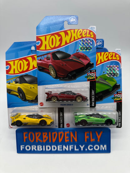 Hot Wheels Mainline - Factory Stickered 2024 - Pagani Zonda R - Lot Of 3