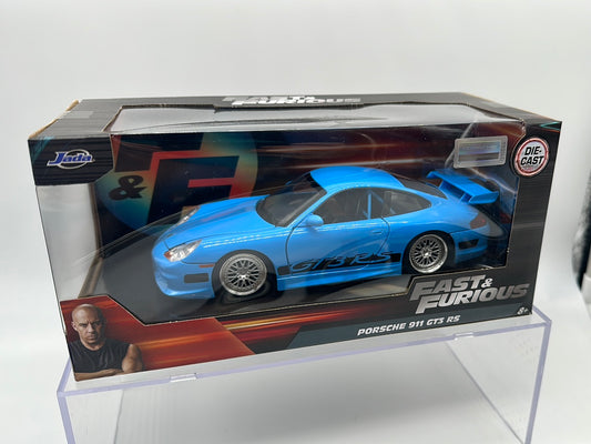 Jada 1:24 Scale - Fast and Furious - Blue Porsche 911 GT3 RS
