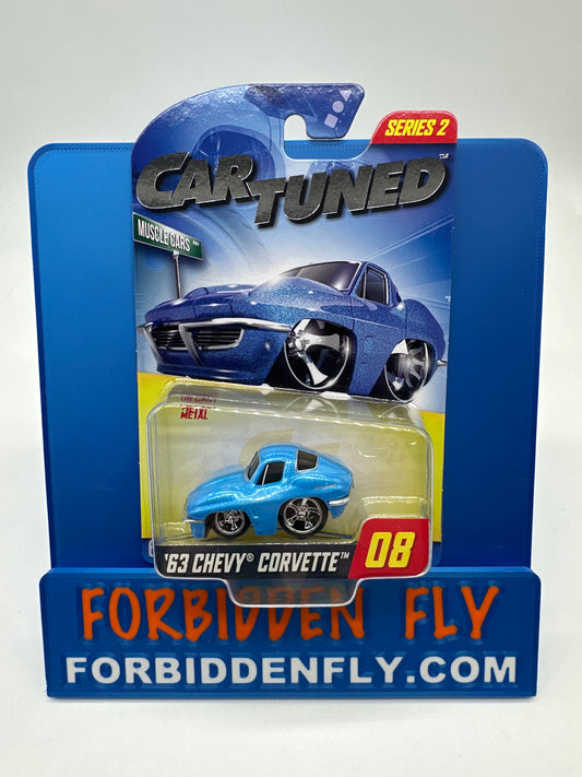 CarTuned - Walgreens Exclusive - Series 2 - #8 - Blue ‘63 Chevy Corvette
