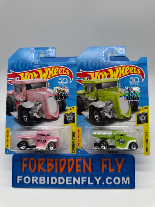 Hot Wheels Mainline - Factory Stickered 2018 - Gotta Go - Lot Of 2