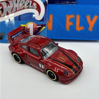 Hot Wheels 2022 Mystery Models Baggie - Series 1 #1 - Red/Orange Porsche 993 GT2
