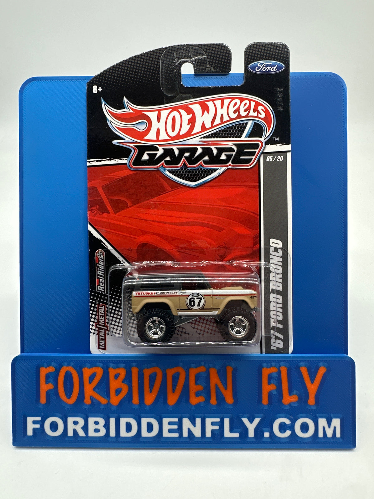 Hot Wheels Premium - HW Garage Series (Ford) - Matte Tan & Black ‘67 Ford Bronco (#5/20)