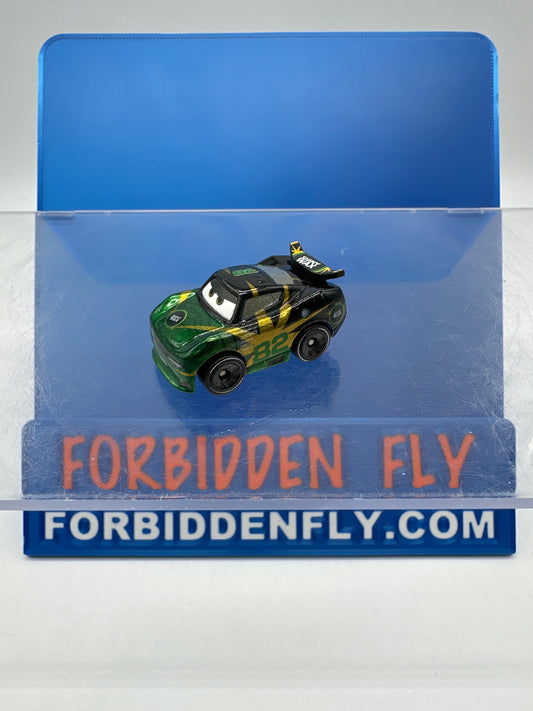 Disney Pixar Cars Movie Metal Mini Racers - Conrad Camber Shiny Wax Next Gen #82 (Loose)