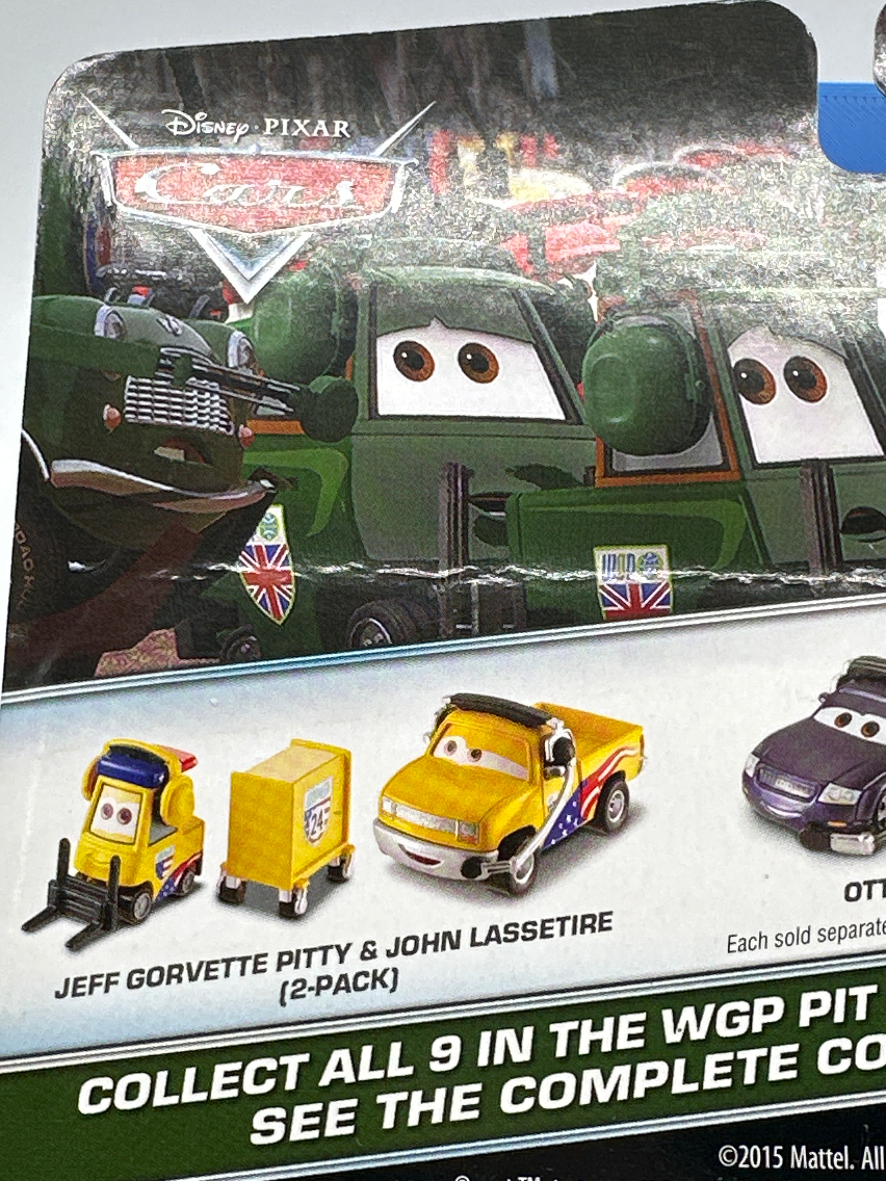 Disney Pixar Cars Movie - WGP Pit Crew Series (Two) 2 Pack - Jeff