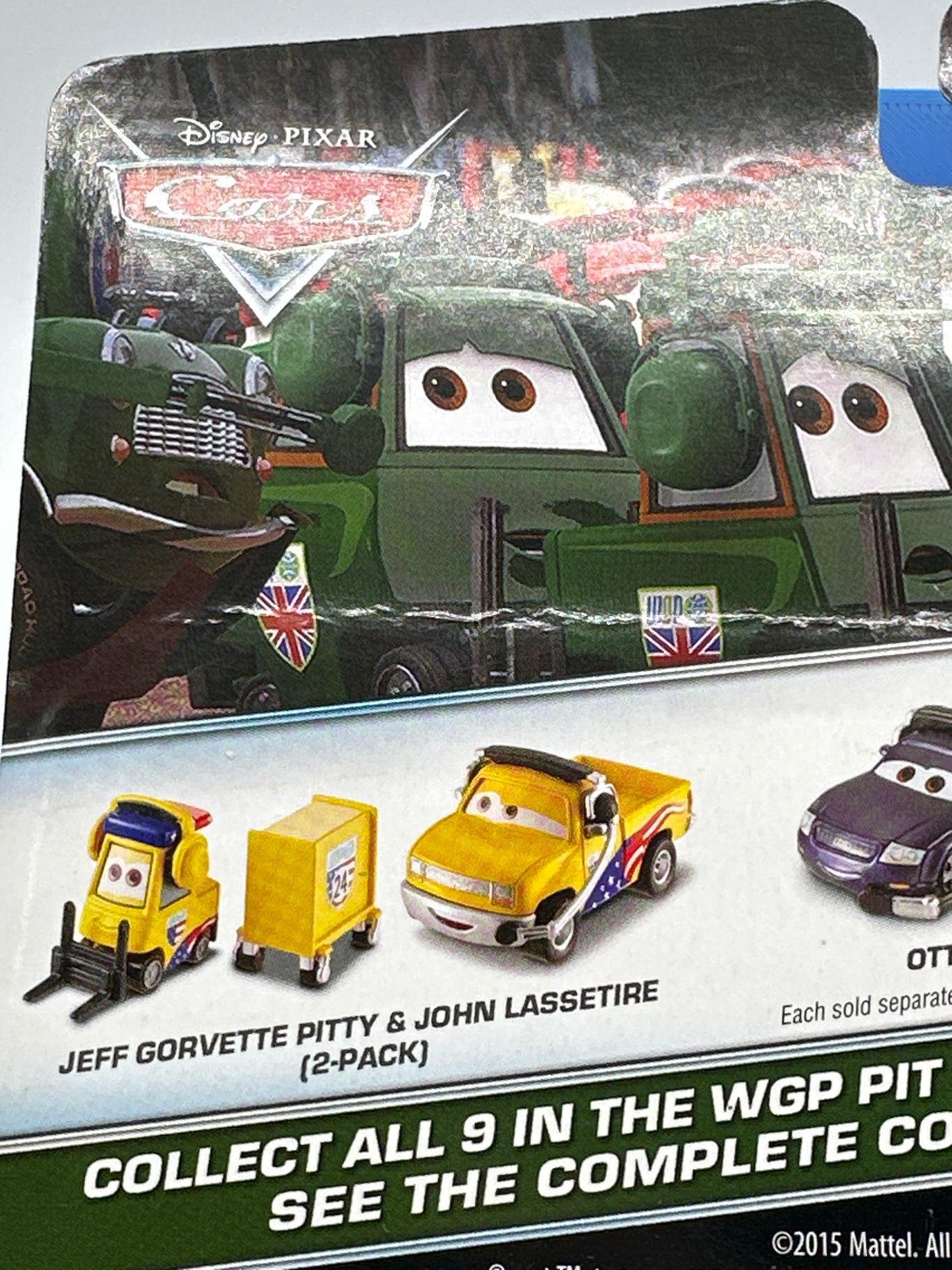 Disney Pixar Cars Movie - WGP Pit Crew Series (Two) 2 Pack - Jeff Gorvette Pitty & John Lassetire