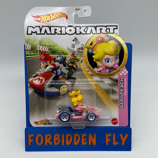 Hot Wheels Mario Kart - Character Kart - Baby Peach and Pipe Frame