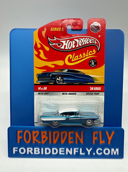 Hot Wheels Classics CHASE - Series 5 #14 of 30 - Blue ‘58 Edsel