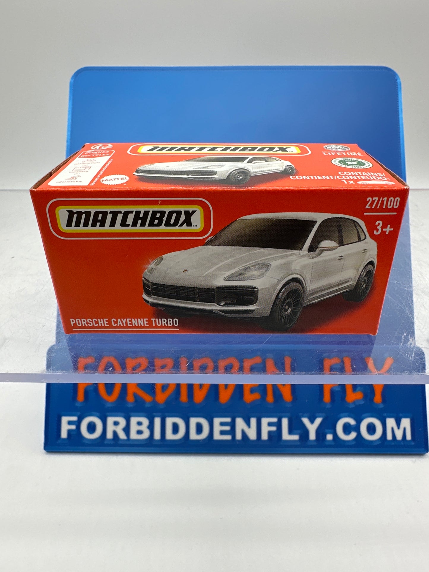 Matchbox Power Grabs - #27/100 - White Porsche Cayenne Turbo