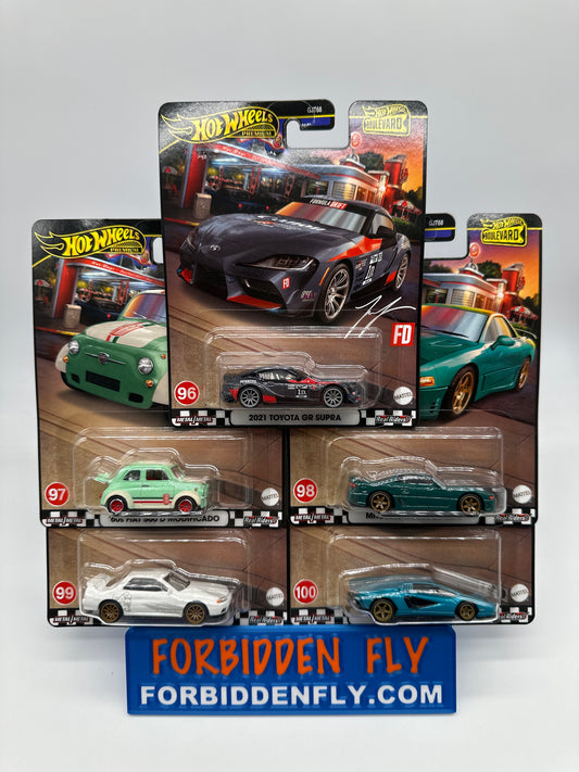 Hot Wheels Premium - Wal Mart Boulevard Series Mix V (#96-100) Set of 5