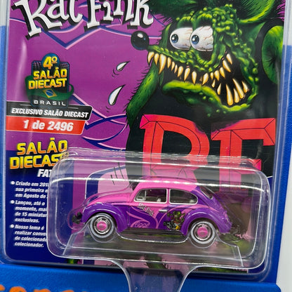 Johnny Lightning Brazil Exclusive Limited Edition - Rat Fink 1965 Volkswagen Beetle