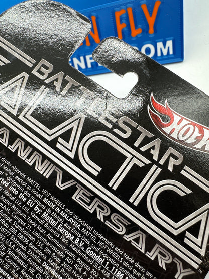 Hot Wheels 2013 Retro Entertainment Premium Single - Battlestar Galactica (35th Anniversary) - Cylon Raider (Movie Reel Packaging)