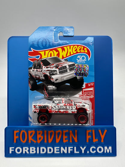 Hot Wheels 2018 Factory Stickered Target Exclusive Red Edition #3/12 - Ram 1500