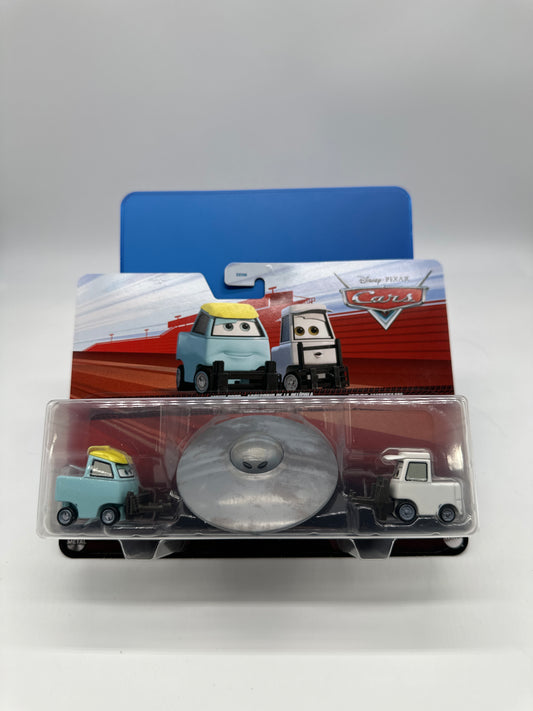 Disney Pixar Cars 2025 - (Two) 2 Pack - Nicole Revwell, Movie Prop UFO & Jesse Wheelin