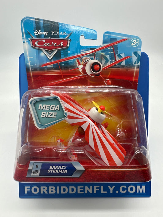 Disney Pixar Cars Movie - Mega (Deluxe) Size - Barney Stormin (Bi-Plane)