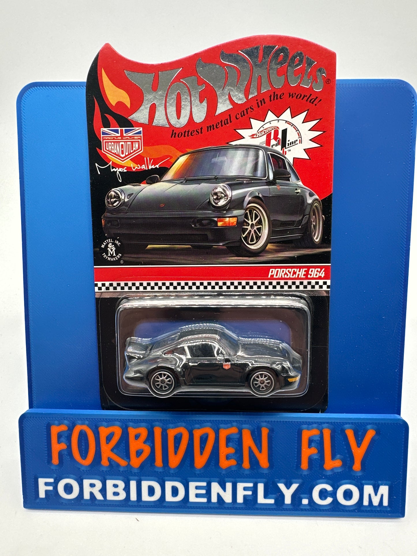 Hot Wheels RLC Red Line Club - 2019 Release - Magnus Walker Urban Outlaw - Porsche 964 - Spectraflame Slate