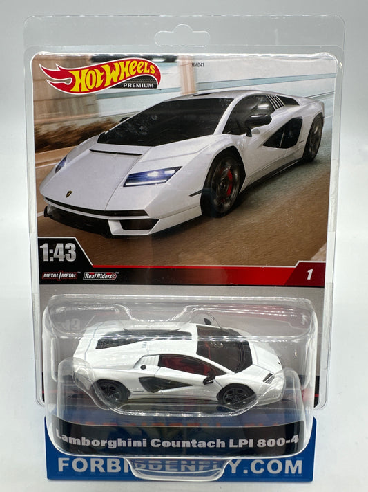 Hot Wheels Premium - 1:43 Scale #1 - Lamborghini Countach LPI 800-4
